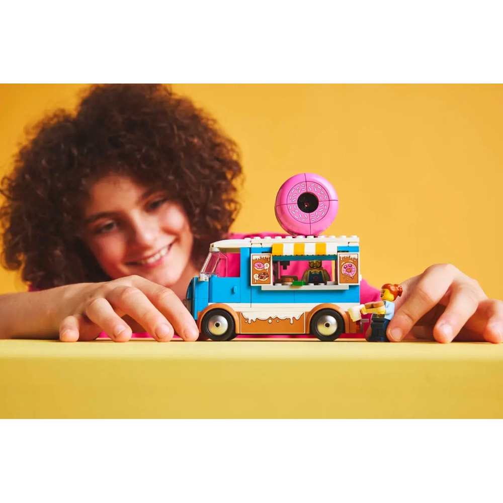 ასაწყობი კონსტრუქცია Lego 60452 City Donut Truck, Prefabricated Construction