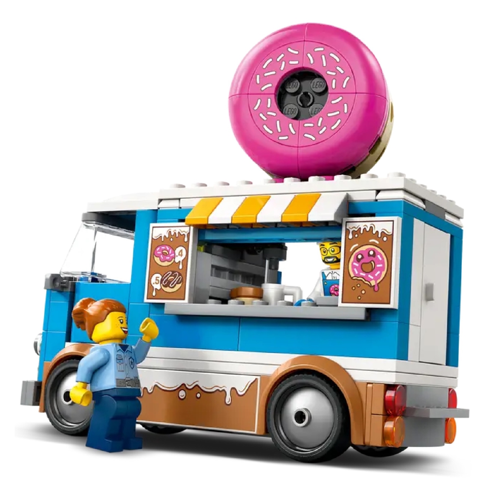 ასაწყობი კონსტრუქცია Lego 60452 City Donut Truck, Prefabricated Construction