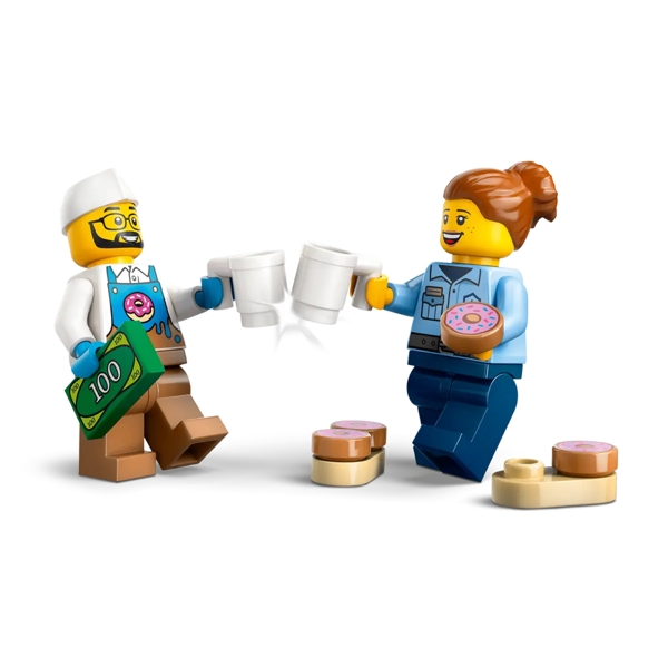 ასაწყობი კონსტრუქცია Lego 60452 City Donut Truck, Prefabricated Construction