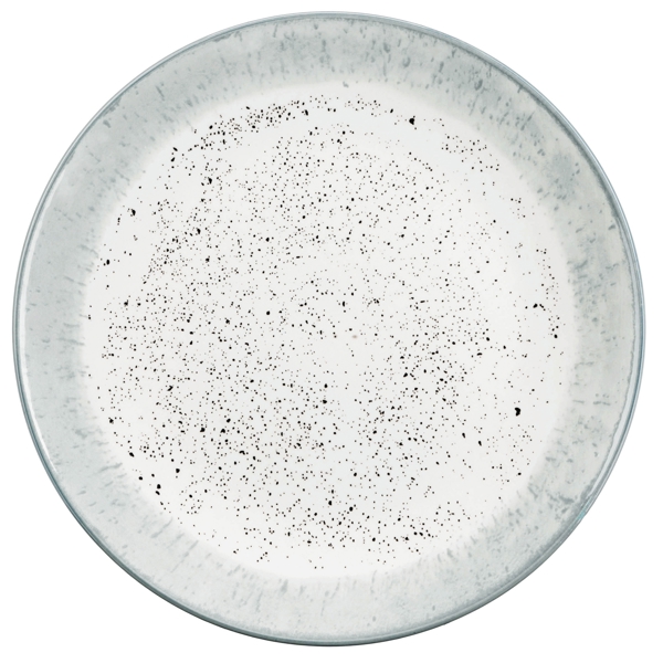 Dinner Plate Ardesto AR2927SW Siena, 27cm, White/Grey