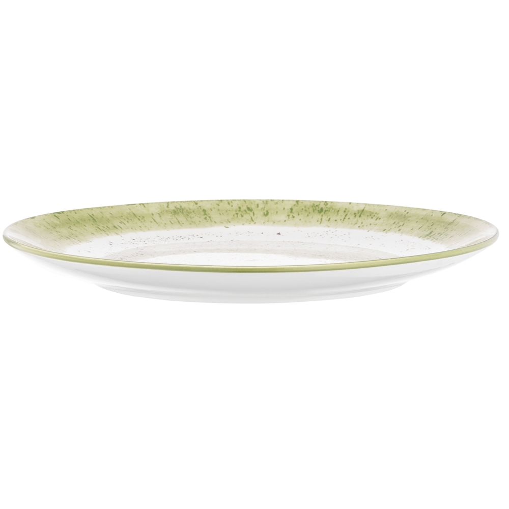 Dinner Plate Ardesto AR2927SWG Siena, 27cm, White/Green
