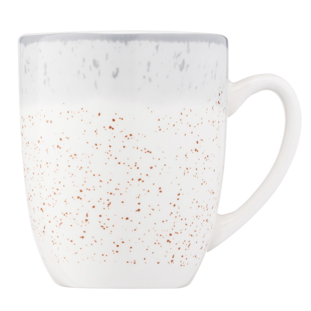 ჭიქა Ardesto AR2936SW Siena, 0.36l, Mug, White/Gray