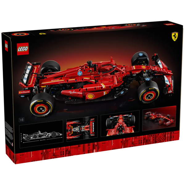 ასაწყობი კონსტრუქცია Lego 42207, Ferrari SF-24 F1 Car, Prefabricated Construction