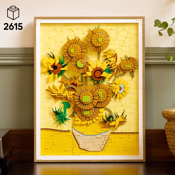 ასაწყობი კონსტრუქცია Lego 31215, Vincent van Gogh – Sunflowers, Prefabricated Construction