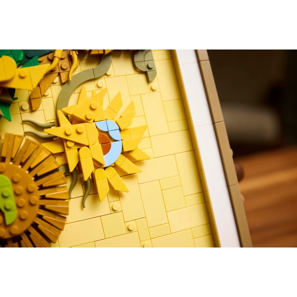 ასაწყობი კონსტრუქცია Lego 31215, Vincent van Gogh – Sunflowers, Prefabricated Construction