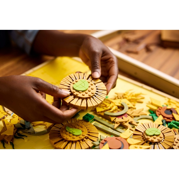 ასაწყობი კონსტრუქცია Lego 31215, Vincent van Gogh – Sunflowers, Prefabricated Construction