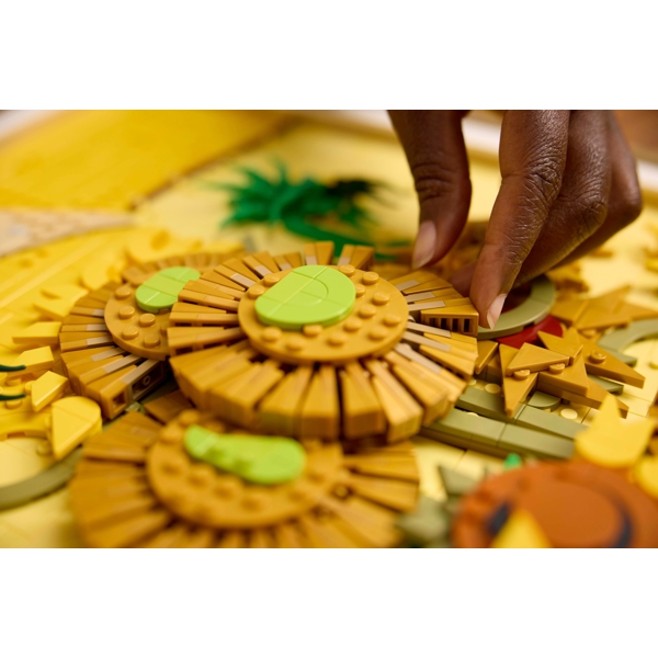 ასაწყობი კონსტრუქცია Lego 31215, Vincent van Gogh – Sunflowers, Prefabricated Construction