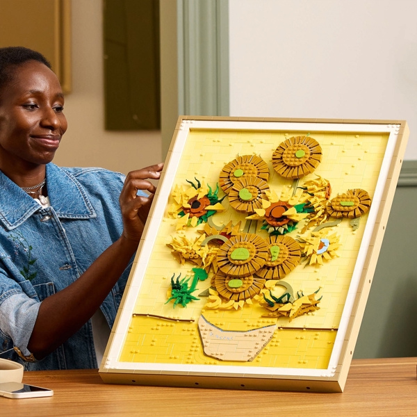 ასაწყობი კონსტრუქცია Lego 31215, Vincent van Gogh – Sunflowers, Prefabricated Construction