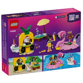 ასაწყობი კონსტრუქცია Lego 42658, Unicorn & Flamingo Pool Party, Prefabricated Construction