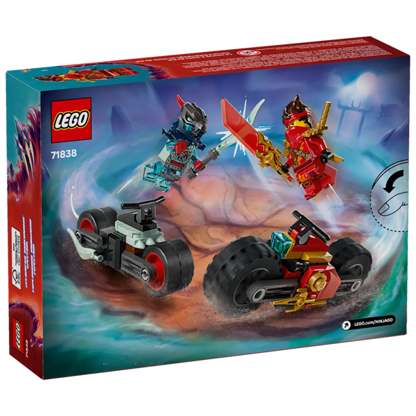 ასაწყობი კონსტრუქცია Lego 71838, Kai's Motorcycle Speed Race, Prefabricated Construction