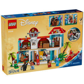 ასაწყობი კონსტრუქცია Lego 43268, Lilo and Stitch Beach House, Prefabricated Construction