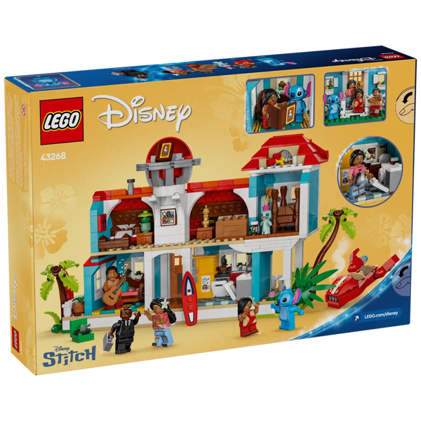 Prefabricated Construction Lego 43268, Lilo and Stitch Beach House