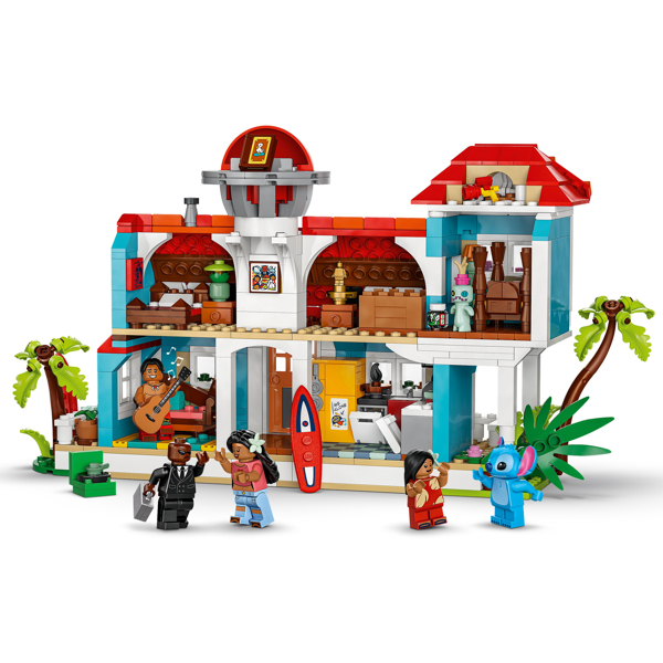 Prefabricated Construction Lego 43268, Lilo and Stitch Beach House