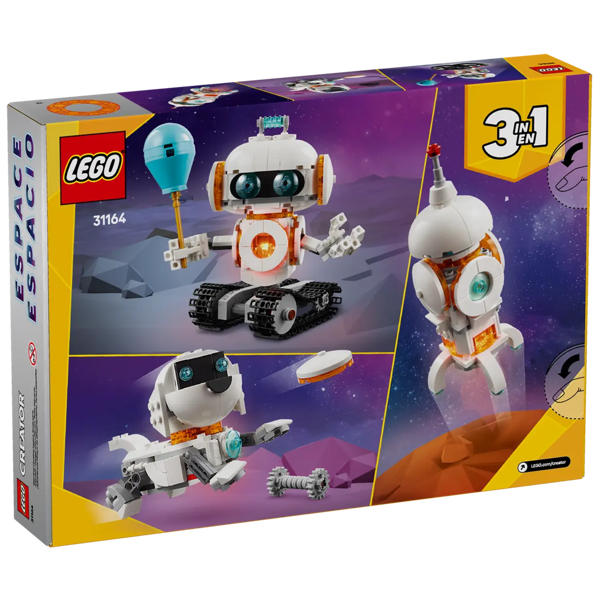 ასაწყობი კონსტრუქცია Lego 31164, Space Robot, Prefabricated Construction