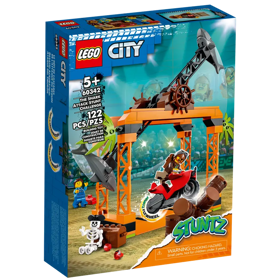 ასაწყობი კონსტრუქცია Lego 60342, The Shark Attack Stunt Challenge, Prefabricated Construction