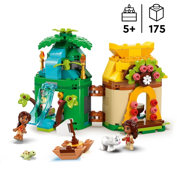 ასაწყობი კონსტრუქცია Lego 43260, Moana's Island Fun, Prefabricated Construction