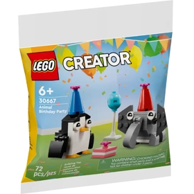 ასაწყობი კონსტრუქცია Lego 30667 Creator Animal Birthday Party, Prefabricated Construction
