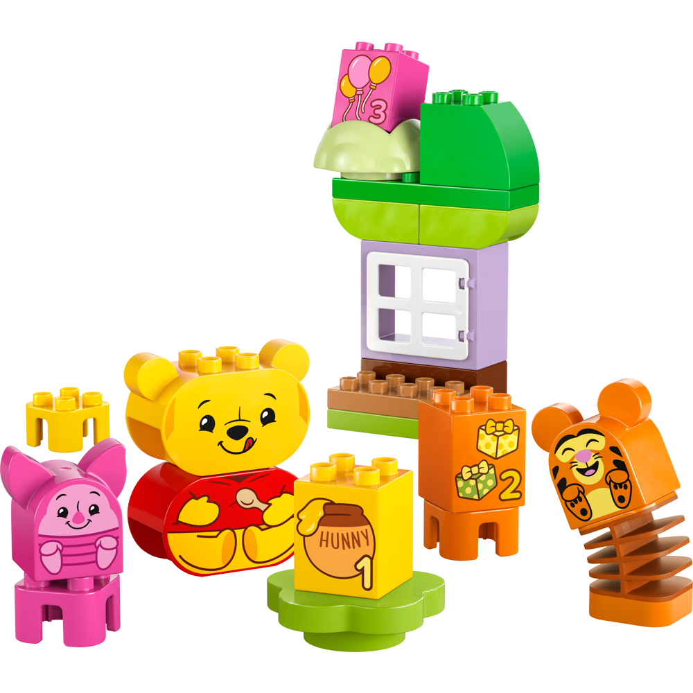 ასაწყობი კონსტრუქცია Lego 10457, Winnie the Pooh's Birthday Party, Prefabricated Construction