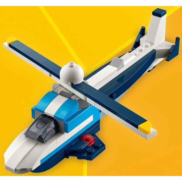 ასაწყობი კონსტრუქცია Lego 31160, Aircraft: Race Plane, Prefabricated Construction