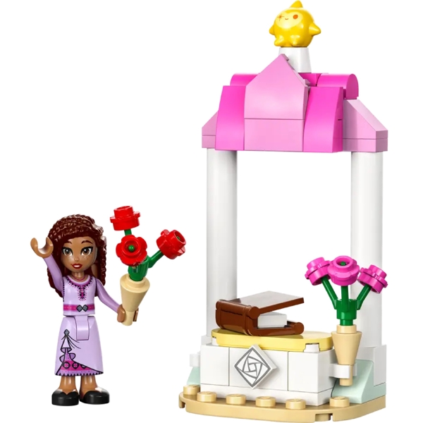 ასაწყობი კონსტრუქცია Lego 30661 Disney Princess Asha's Welcome Booth, Prefabricated Construction