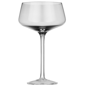 Champagne Glasses Set Ardesto AR2627GR Black Mars Avior 270ml, 2pcs, Grey/Transparent