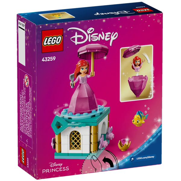 ასაწყობი კონსტრუქცია Lego 43259, Twirling Ariel, Prefabricated Construction