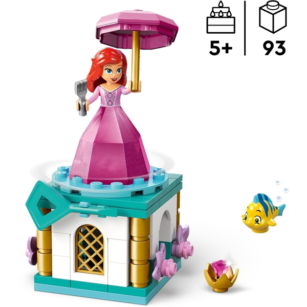 ასაწყობი კონსტრუქცია Lego 43259, Twirling Ariel, Prefabricated Construction