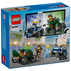 ასაწყობი კონსტრუქცია Lego 60459, Airplane vs. Hospital Bed Race Car Pack, Prefabricated Construction