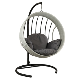 Chair BY CAN GARDEN EDA-AMAZON, Black/Grey