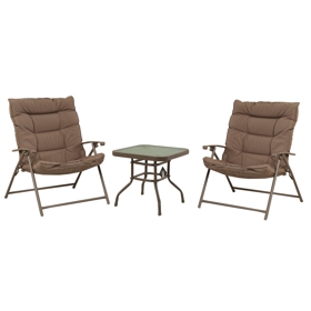 აივნის ავეჯის ნაკრები Comfort Room HU-003, Balcony Furniture Set, Brown