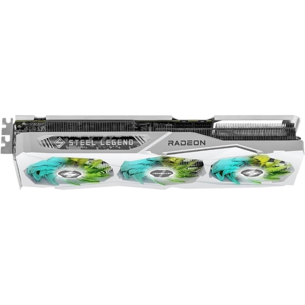 Graphic Card ASRock 90-GA4ZZZ-00UANF Steel Legend OC, RX 7600 XT, 16GB, 128-bit, DP, HDMI, White