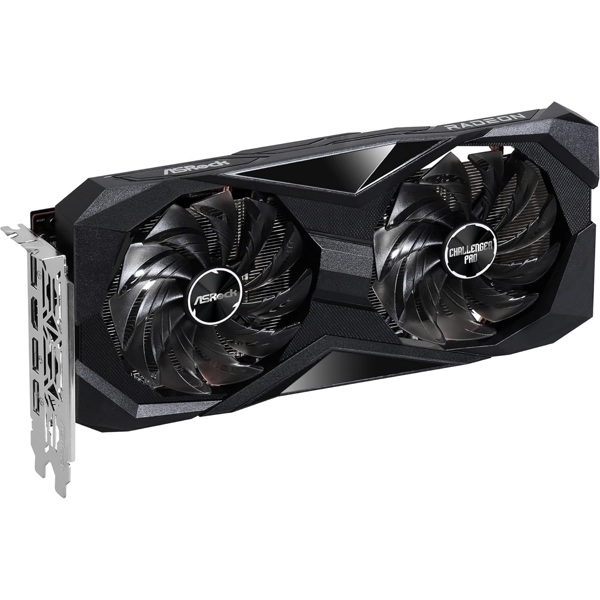 Graphic Card ASRock 90-GA2TZZ-00UANF Challenger D OC, 8GB, 128-bit, DP, HDMI, Black