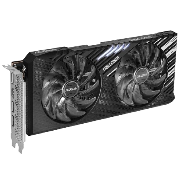 Graphic Card ASRock 90-GA5AZZ-00UANF Arc A750 Challenger SE OC, 8GB, 256-bit, DP, HDMI, Black