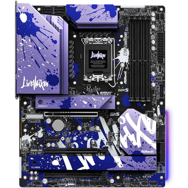 დედა დაფა ASRock 90-MXBK10-A0UAYZ Z790 LiveMixer, LGA1700, DDR5, 192GB