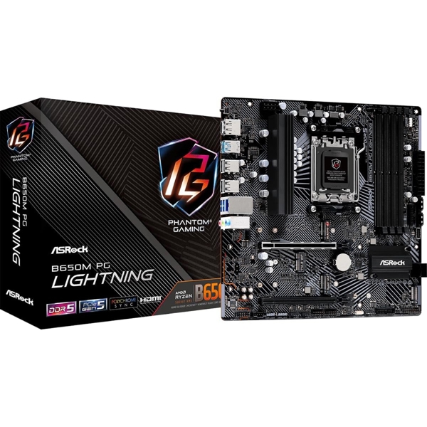 დედა დაფა ASRock 90-MXBMV0-A0UAYZ B650M PG, AM5, DDR5, 192GB