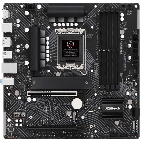 დედა დაფა ASRock 90-MXBM20-A0UAYZ B760M PG LIGHTNING, LGA 1700, DDR5, 192GB