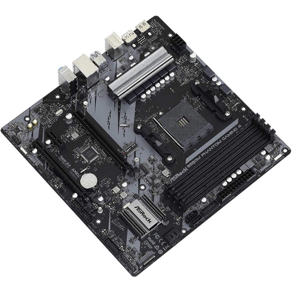 დედა დაფა ASRock 90-MXBE90-A0UAYZ B550M PHANTOM GAMING 4, AM4, DDR4, 128GB