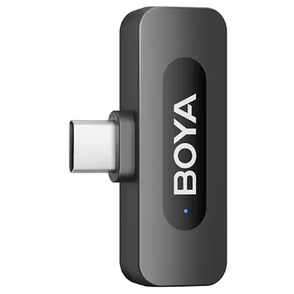 Wireless Microphone Boya BY-V3, USB-C, Lightning, 3.5mm, Black