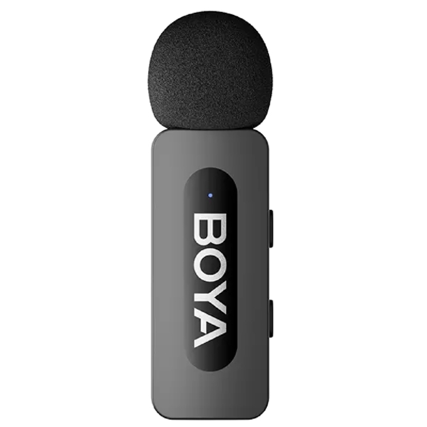 Wireless Microphone Boya BY-V3, USB-C, Lightning, 3.5mm, Black