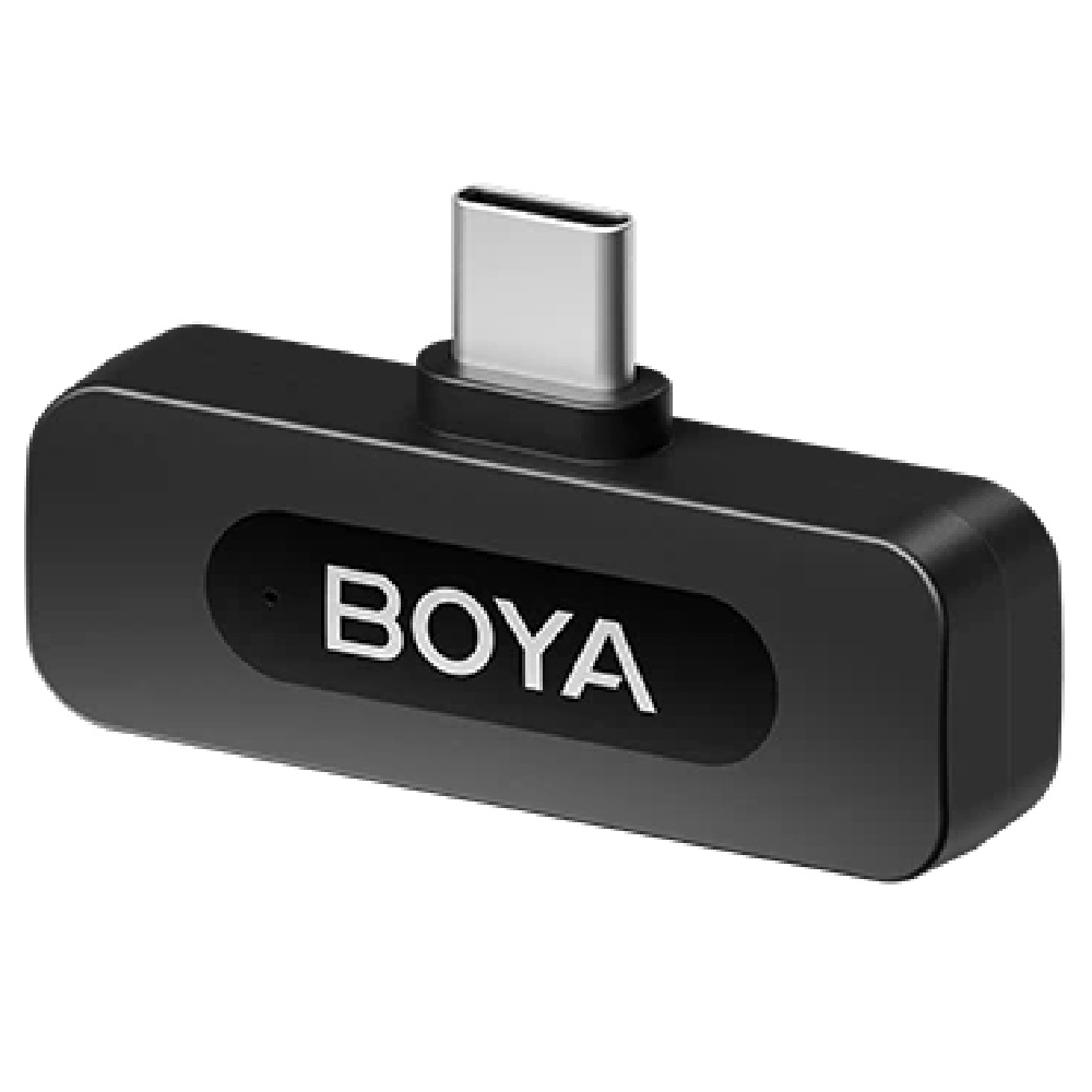 Wireless Microphone Boya BY-V10,  USB-C, Black