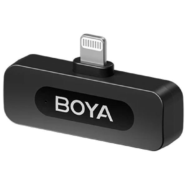 Wireless Microphone Boya BY-V1 v2.0, Lightning, Black