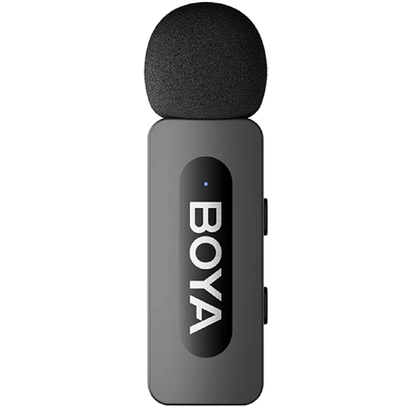 Wireless Microphone Boya BY-V1 v2.0, Lightning, Black