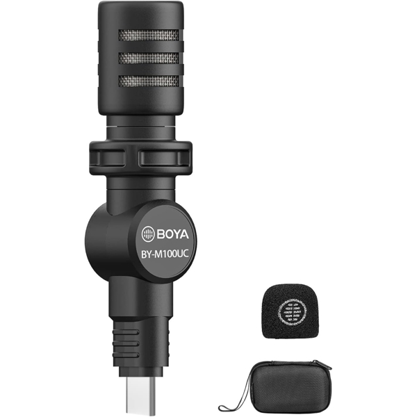 Wireless Microphone Boya BY-M100UC, USB-C, Black