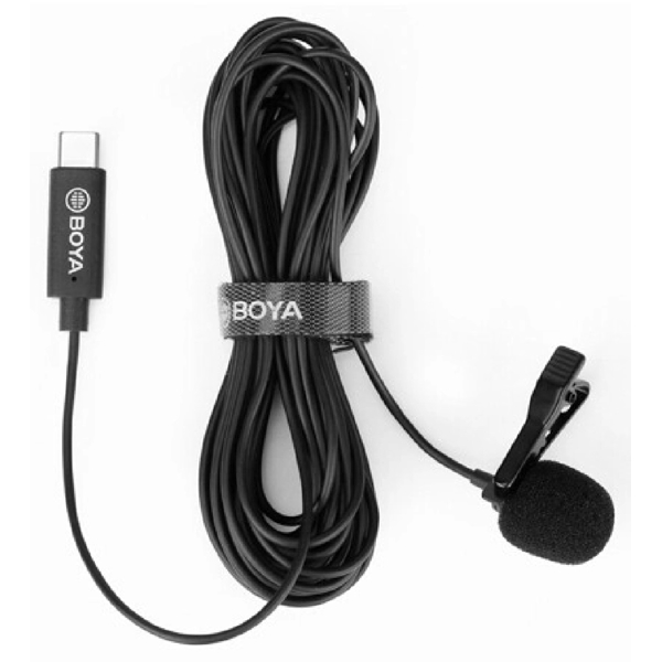 Wired Microphone Boya BY-M3, USB-C, Black