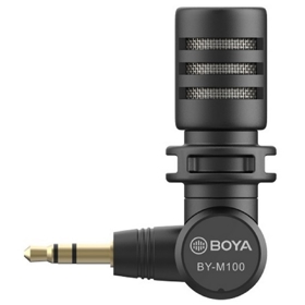 Wired Microphone Boya BY-M100, 3.5mm, Black