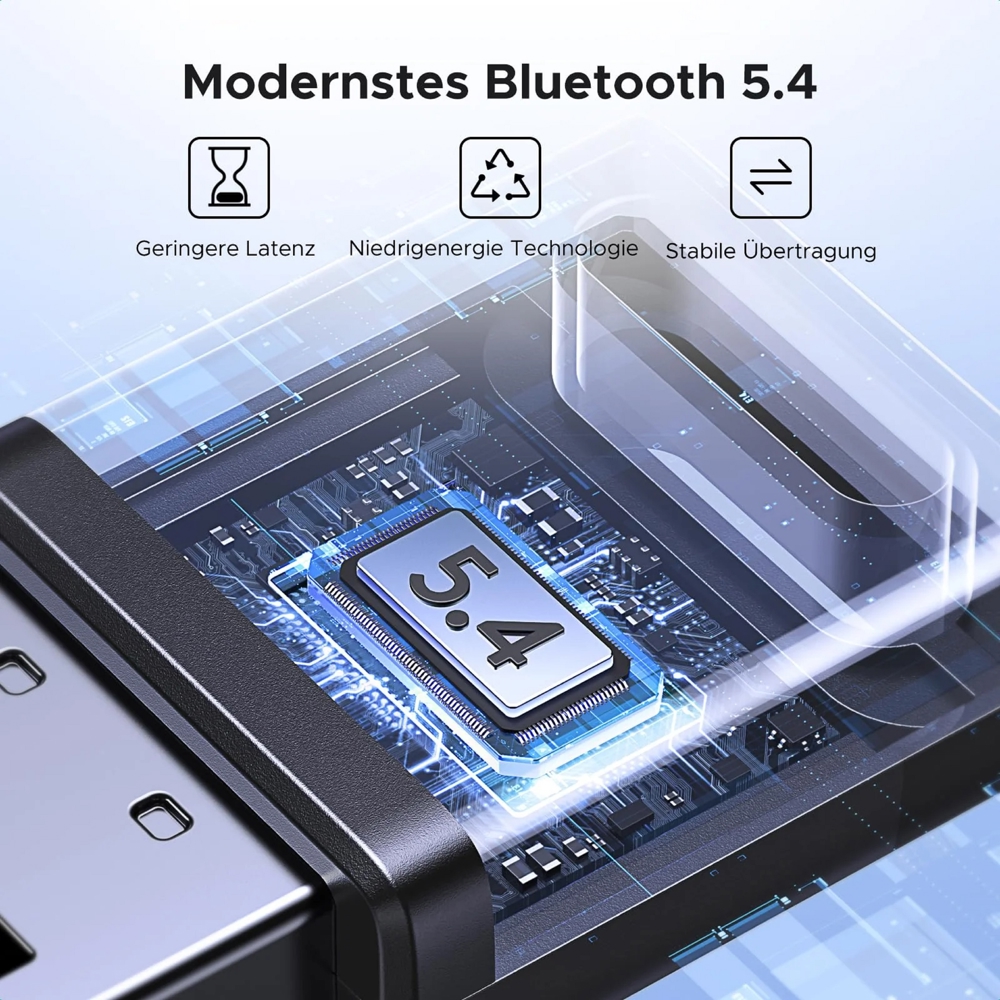 Bluetooth ადაპტერი UGREEN CM748 (45134), USB Bluetooth 5.4 Adapter, Black