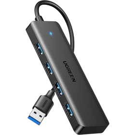 UGREEN CM219 (25851), USB 3.0 hub, Black