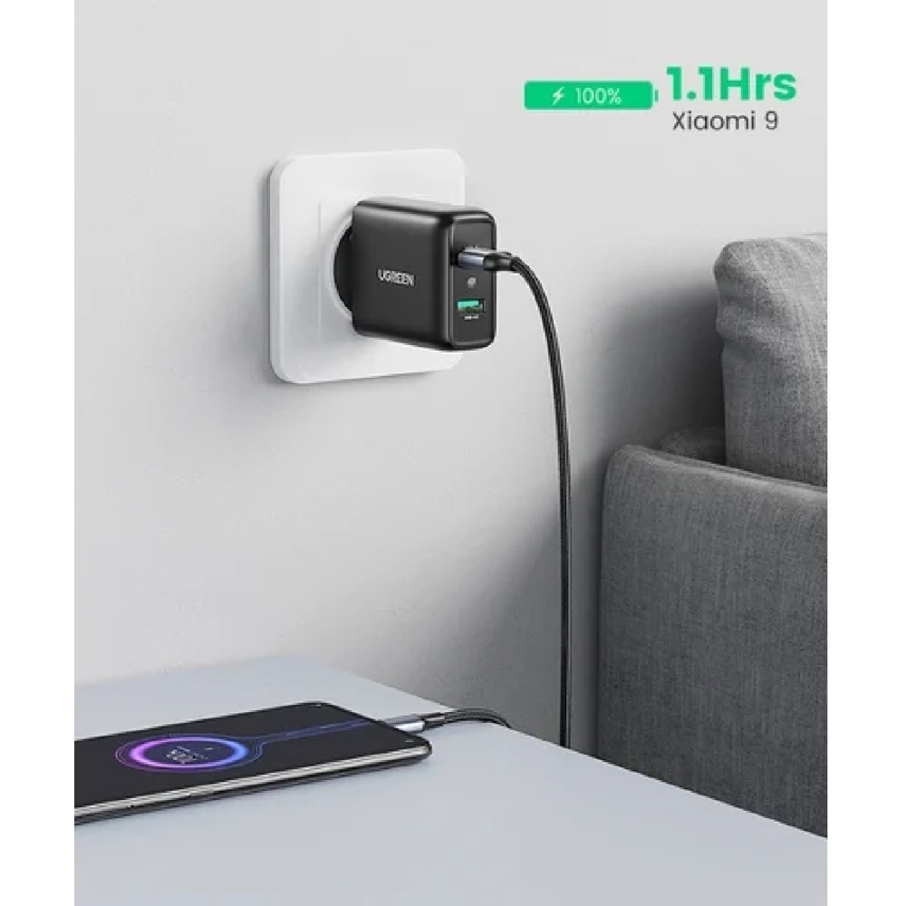 Fast Charger UGREEN CD161 (10216), 36W, USB, Black