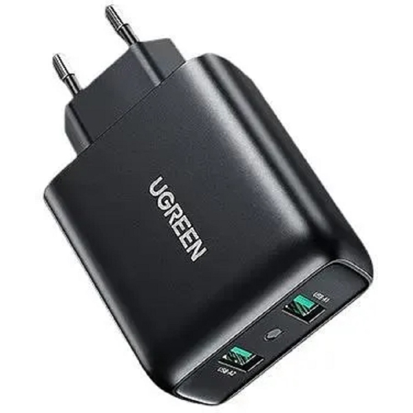 მობილურის დამტენი UGREEN CD161 (10216), 36W, USB, Fast Charger, Black