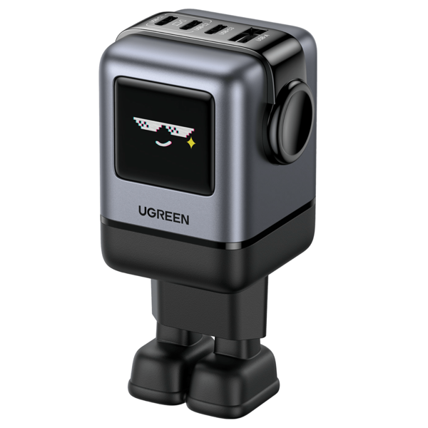 Charger UGREEN X688 (45515B) Nexode Uno RobotGaN, 100W, USB, Type-C, Grey